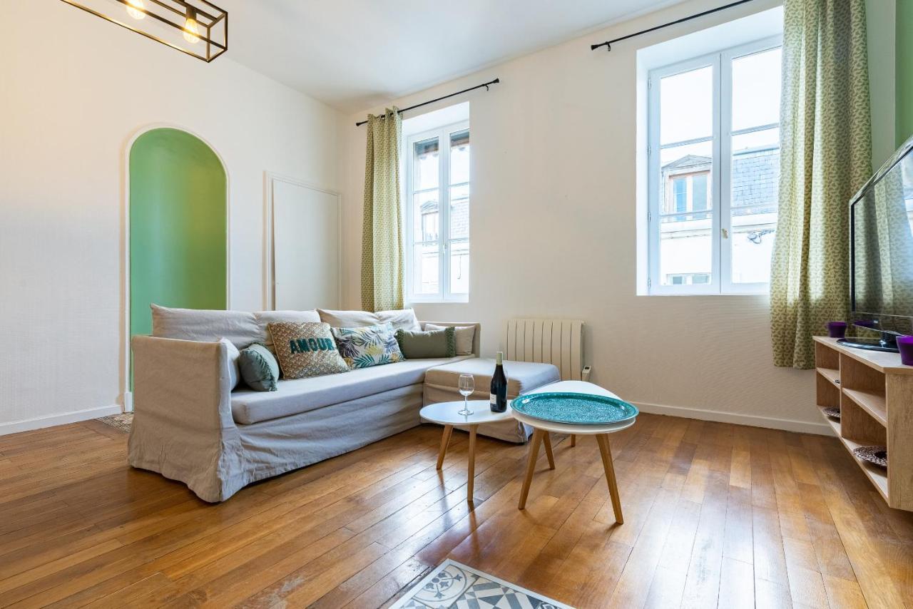 Cote Cour - Centre Ville- Calme - Charme - 4 Voyageurs 디종 외부 사진